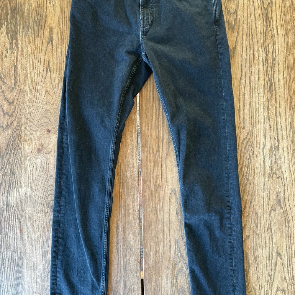 Country Road Women’s Black Denim Pants Standard Fit Size 30x33 99% Cotton